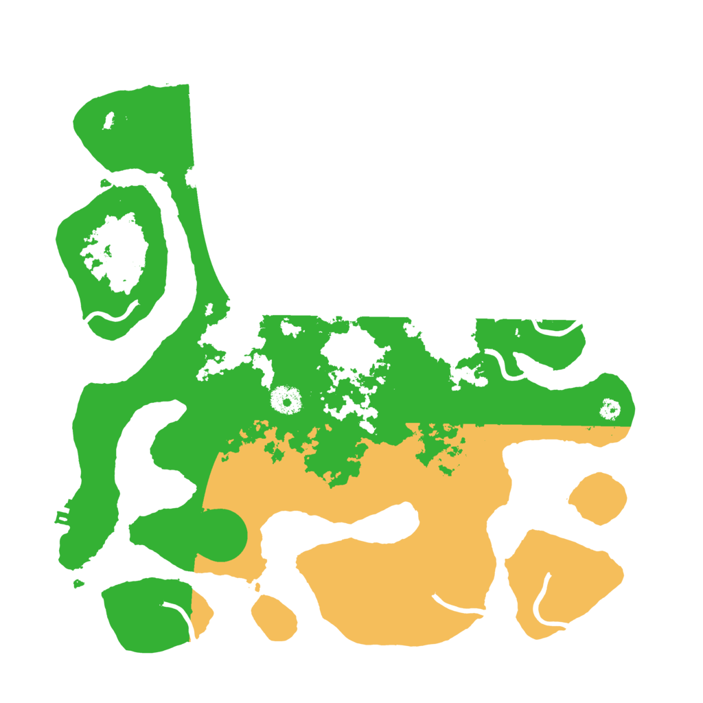 Biome Rust Map: Procedural Map, Size: 3500, Seed: 267865713