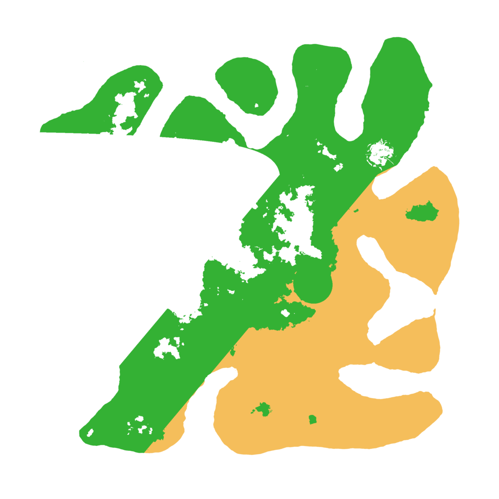 Biome Rust Map: Barren, Size: 3500, Seed: 4487735