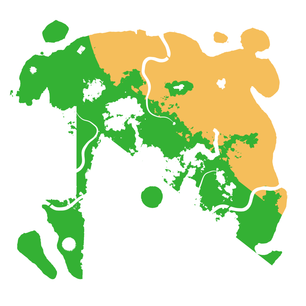 Biome Rust Map: Procedural Map, Size: 4000, Seed: 1511