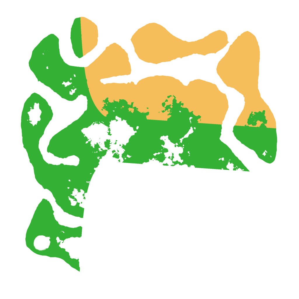 Biome Rust Map: Barren, Size: 3500, Seed: 779212