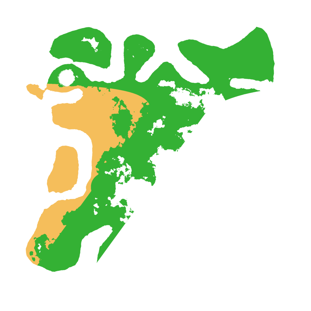 Biome Rust Map: Barren, Size: 3500, Seed: 6042060