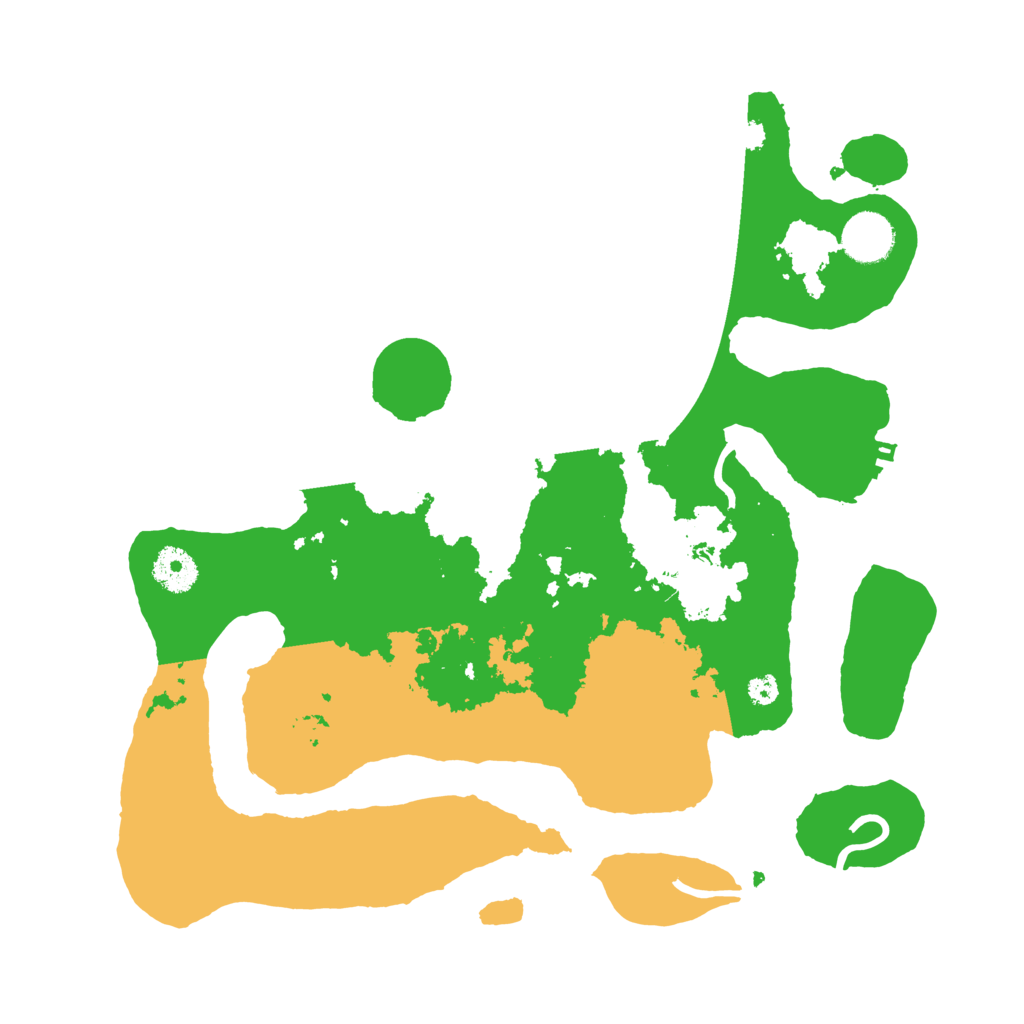 Biome Rust Map: Procedural Map, Size: 3500, Seed: 674310