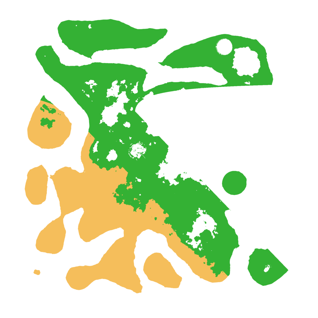 Biome Rust Map: Barren, Size: 3500, Seed: 441078