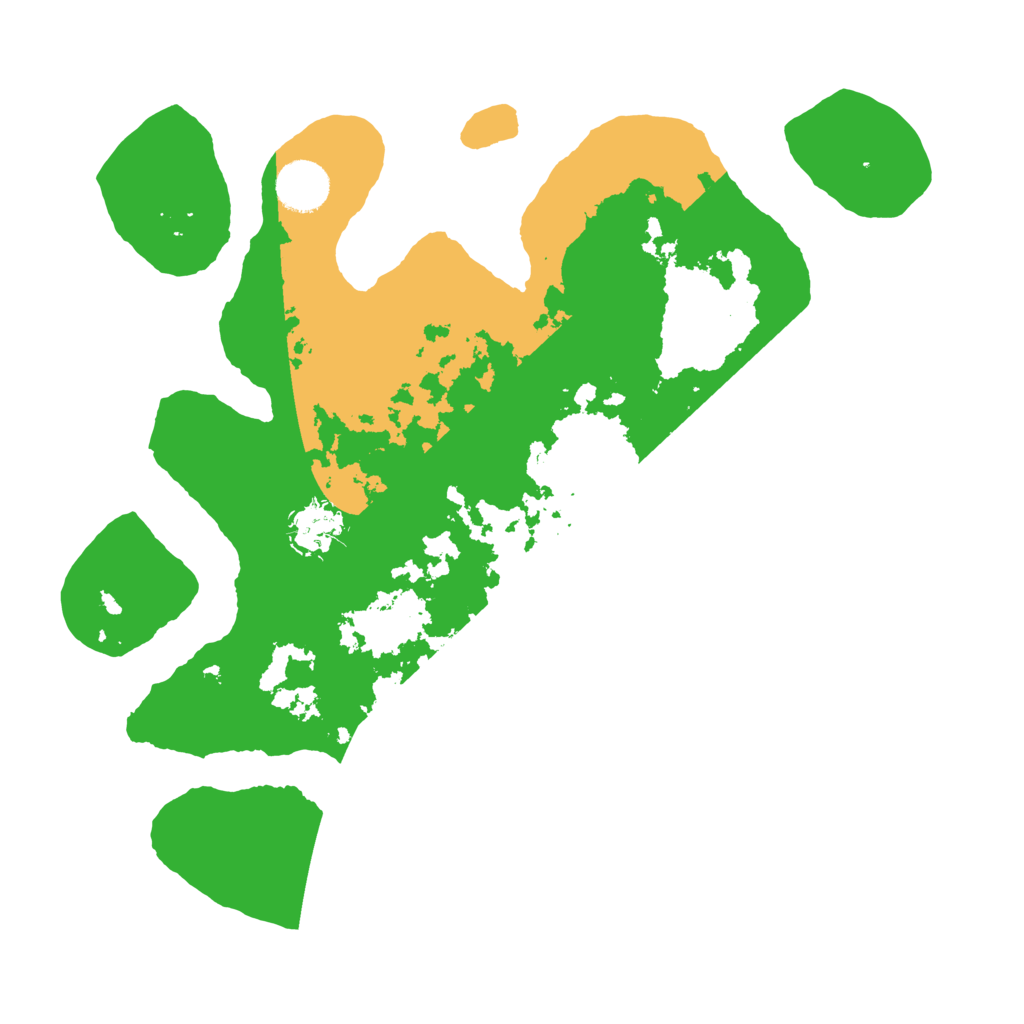 Biome Rust Map: Barren, Size: 3500, Seed: 6011426