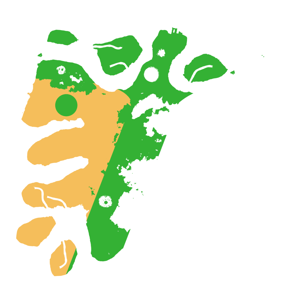 Biome Rust Map: Procedural Map, Size: 3500, Seed: 5181697