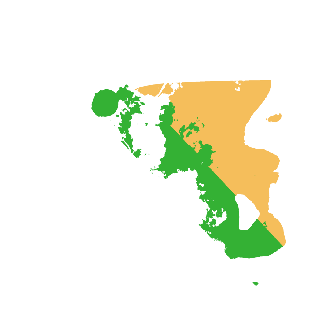 Biome Rust Map: Procedural Map, Size: 3200, Seed: 762705804