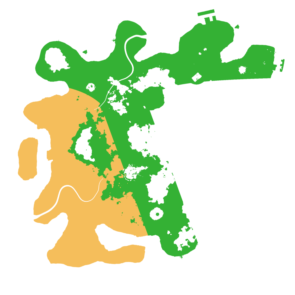 Biome Rust Map: Procedural Map, Size: 3500, Seed: 6288939