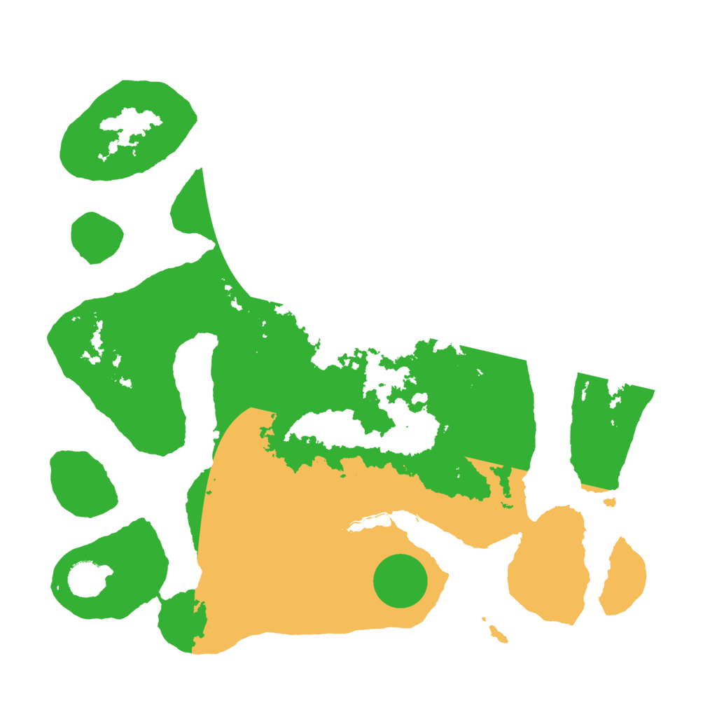 Biome Rust Map: Barren, Size: 3500, Seed: 1260462