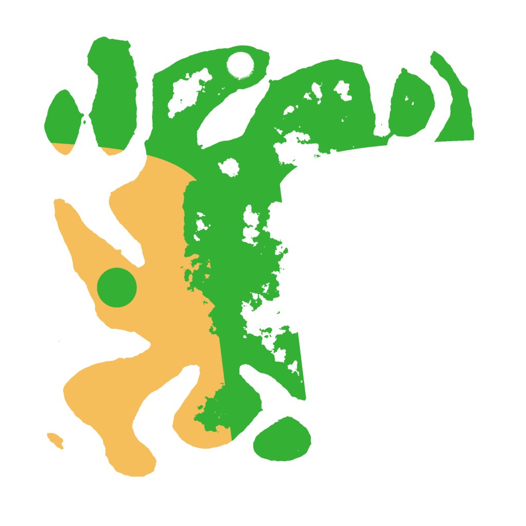 Biome Rust Map: Barren, Size: 3500, Seed: 4324977