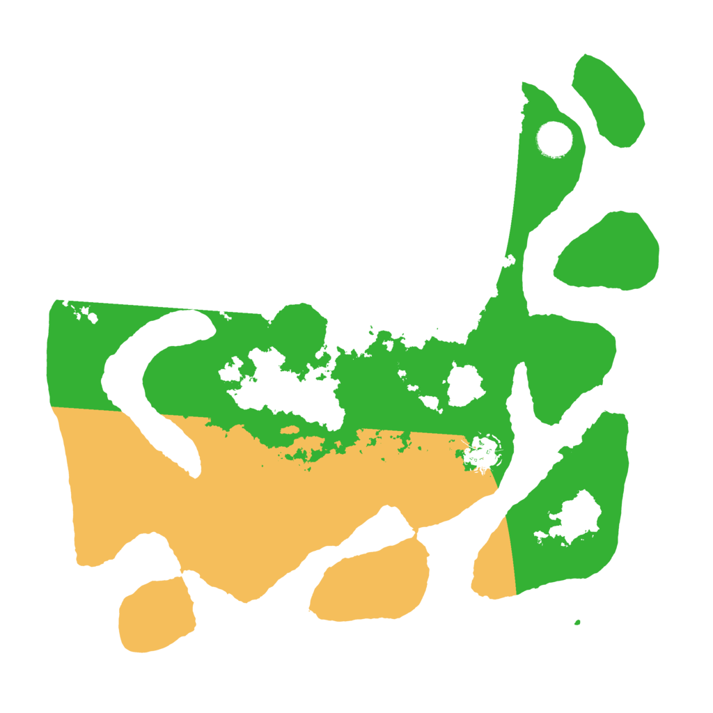 Biome Rust Map: Barren, Size: 3500, Seed: 3193227