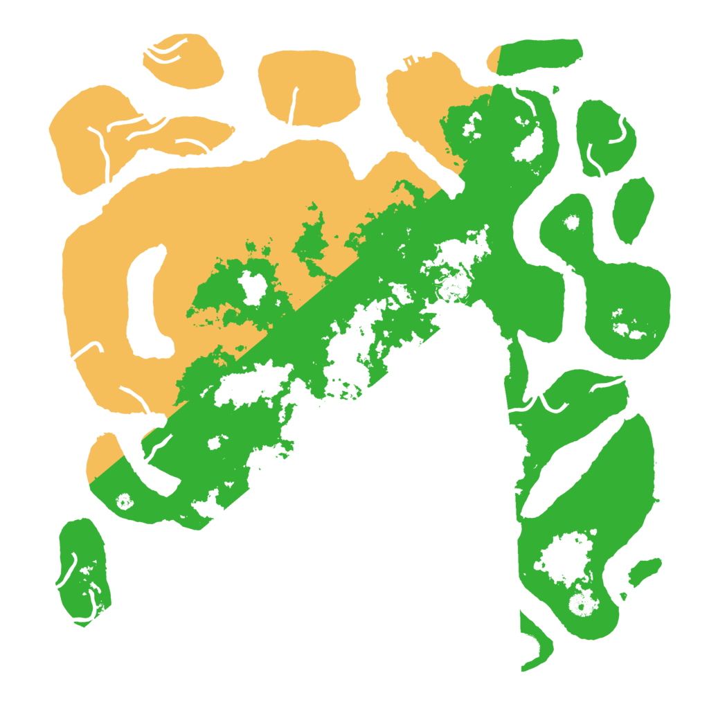 Biome Rust Map: Procedural Map, Size: 4500, Seed: 2855566