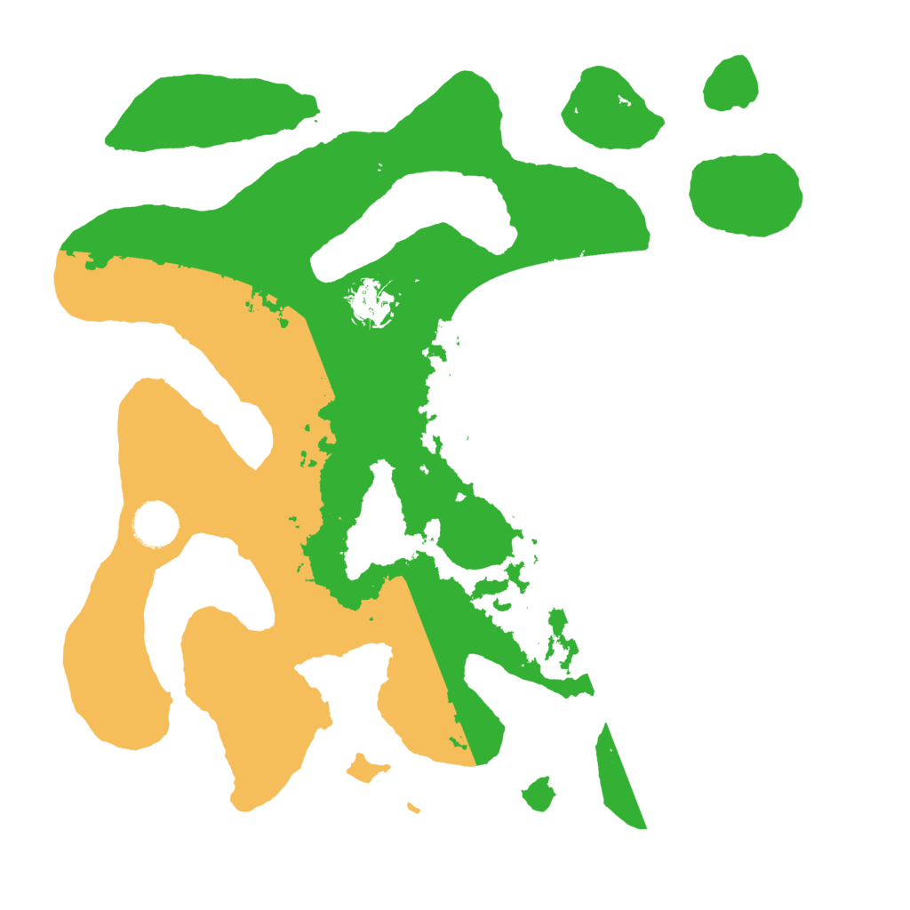 Biome Rust Map: Barren, Size: 3500, Seed: 5227796