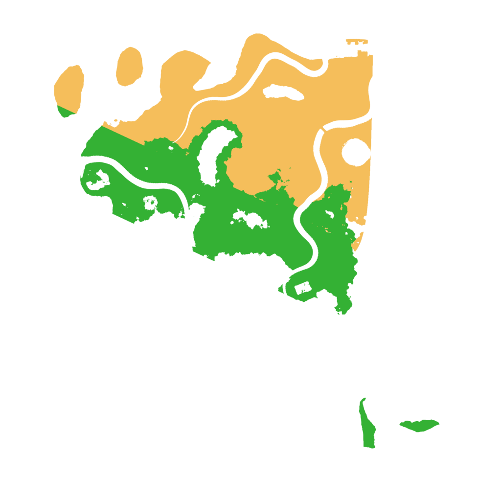 Biome Rust Map: Procedural Map, Size: 3500, Seed: 5231394