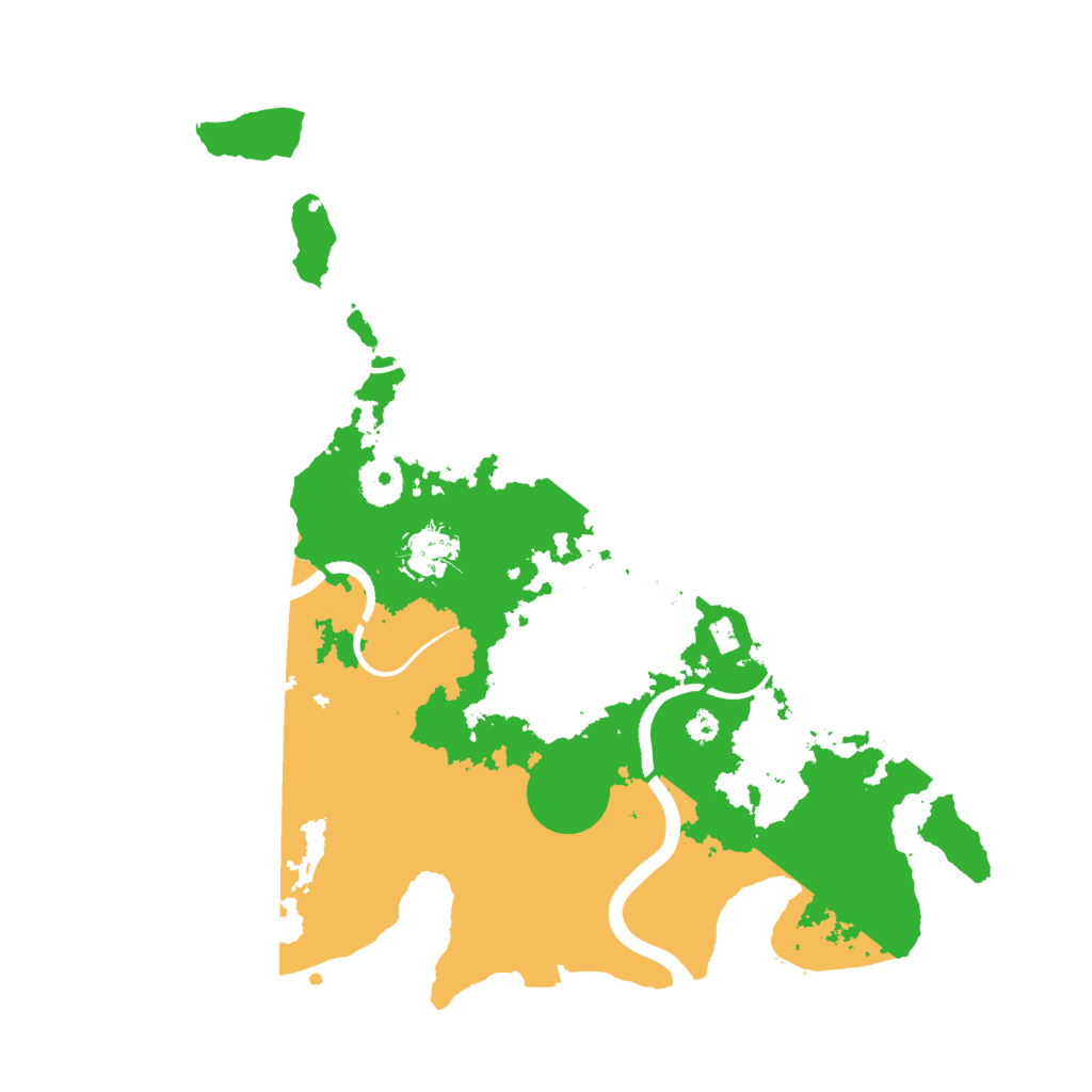 Biome Rust Map: Procedural Map, Size: 3500, Seed: 4613753