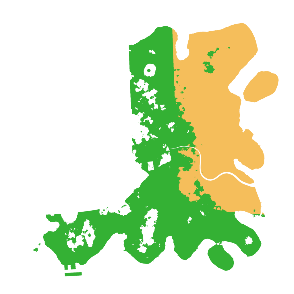 Biome Rust Map: Procedural Map, Size: 3500, Seed: 4481858