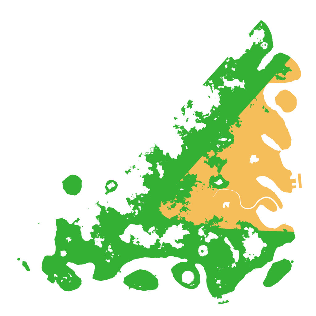 Biome Rust Map: Procedural Map, Size: 4500, Seed: 3110339