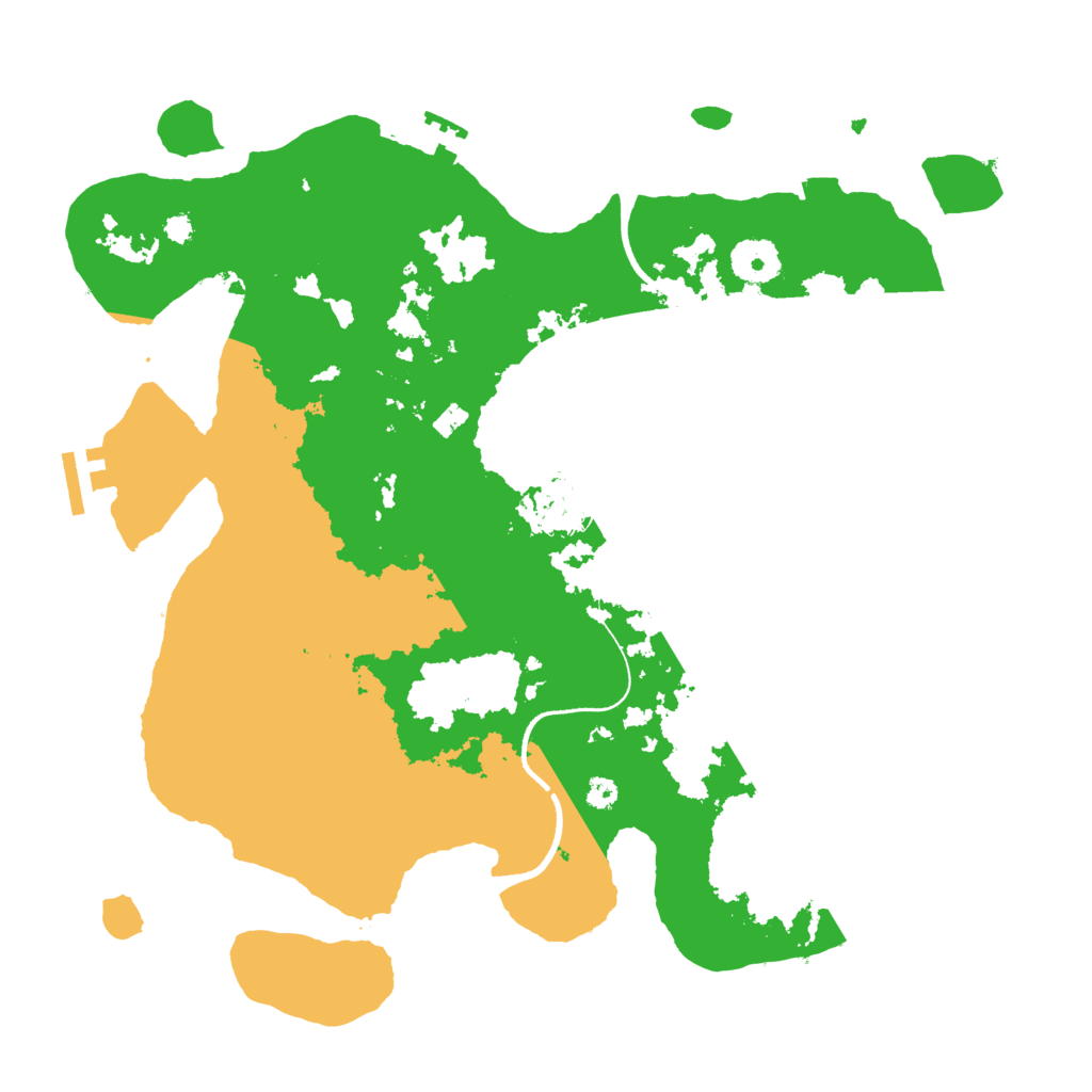 Biome Rust Map: Procedural Map, Size: 3500, Seed: 1523175