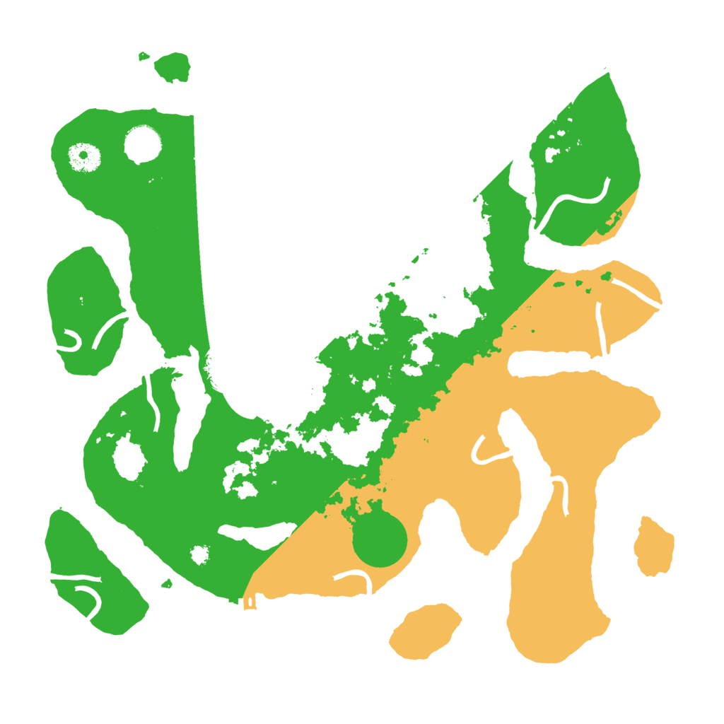 Biome Rust Map: Procedural Map, Size: 3500, Seed: 1477023