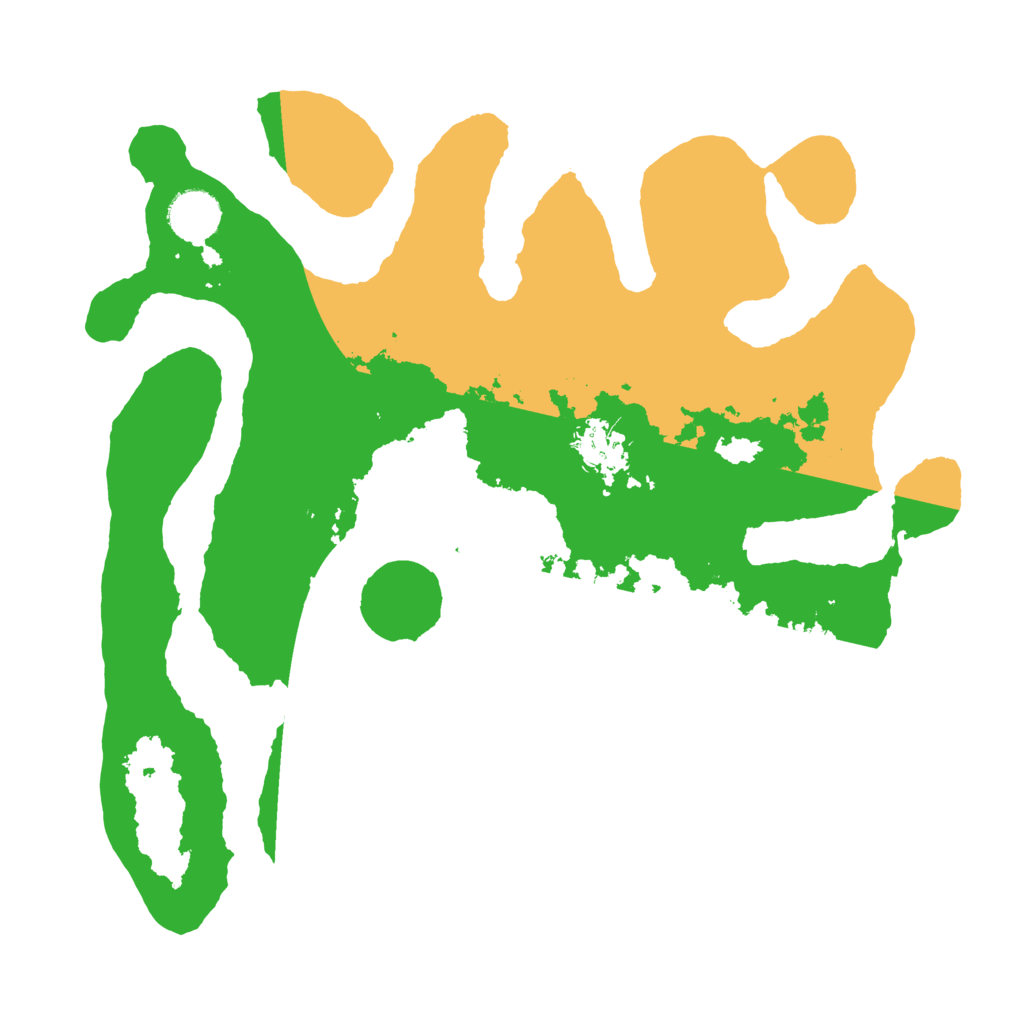 Biome Rust Map: Barren, Size: 3500, Seed: 5341359