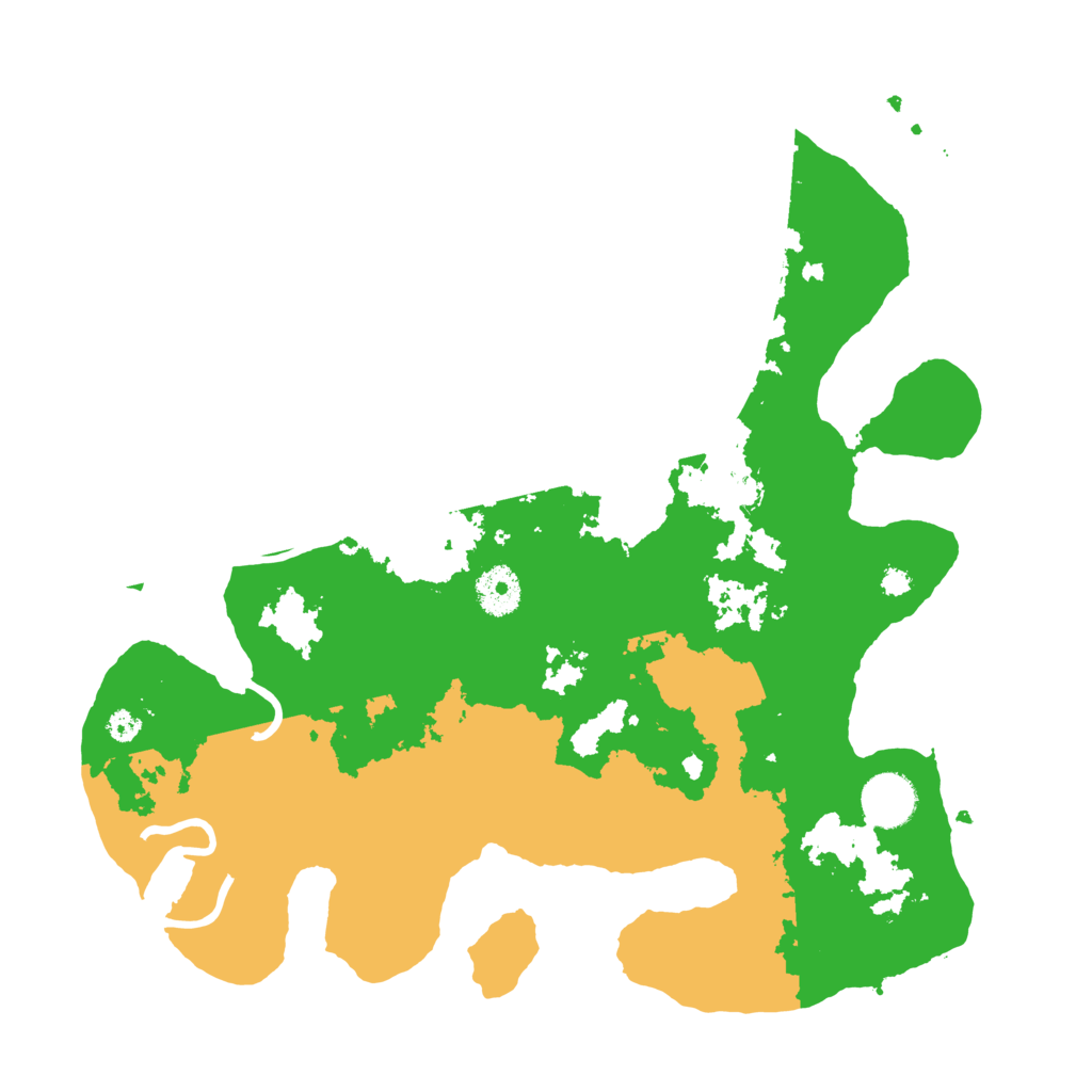 Biome Rust Map: Procedural Map, Size: 3500, Seed: 6009589