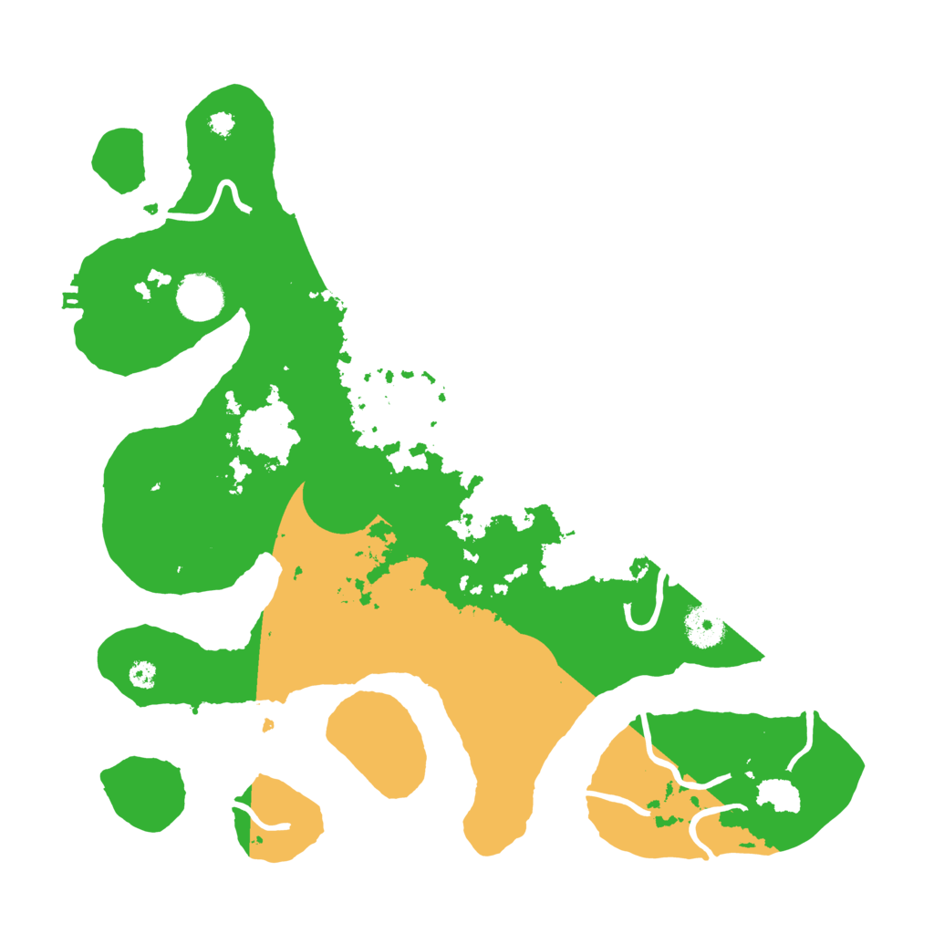 Biome Rust Map: Procedural Map, Size: 3500, Seed: 4448341