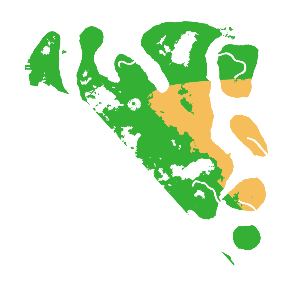 Biome Rust Map: Procedural Map, Size: 3500, Seed: 4632890