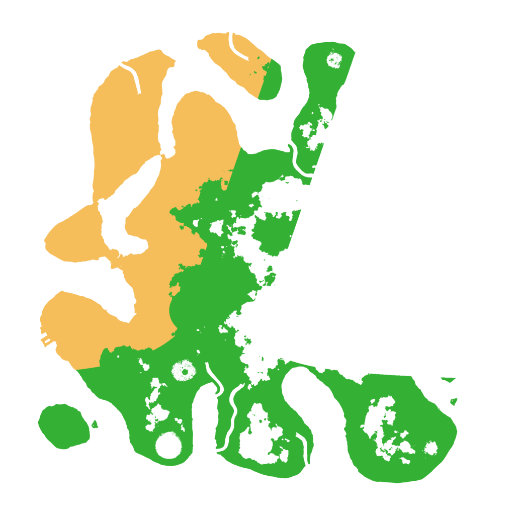 Biome Rust Map: Procedural Map, Size: 3500, Seed: 4585700