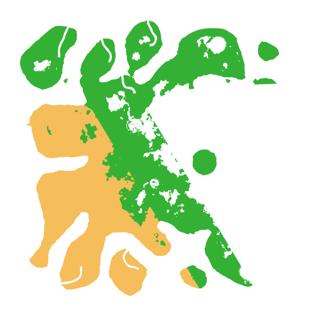 Biome Rust Map: Procedural Map, Size: 3500, Seed: 2608035