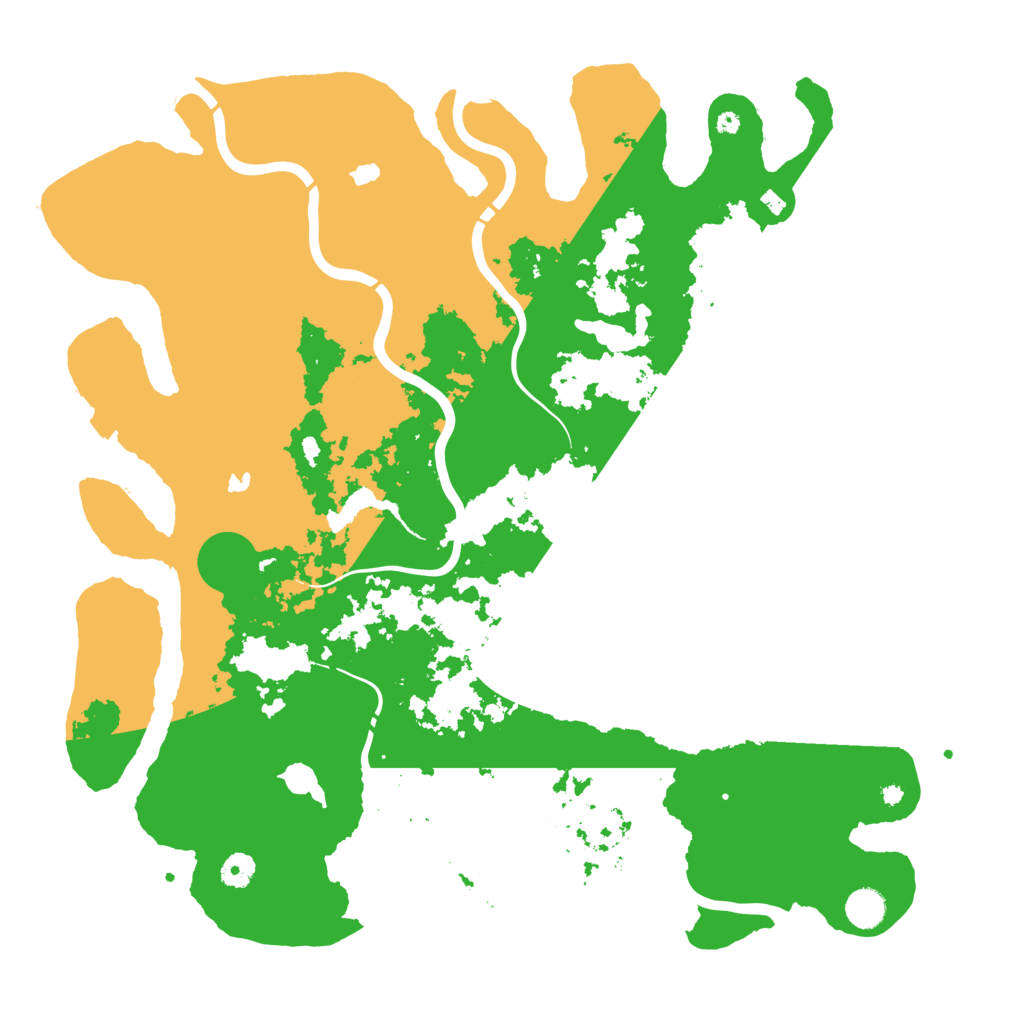 Biome Rust Map: Procedural Map, Size: 4500, Seed: 294535623