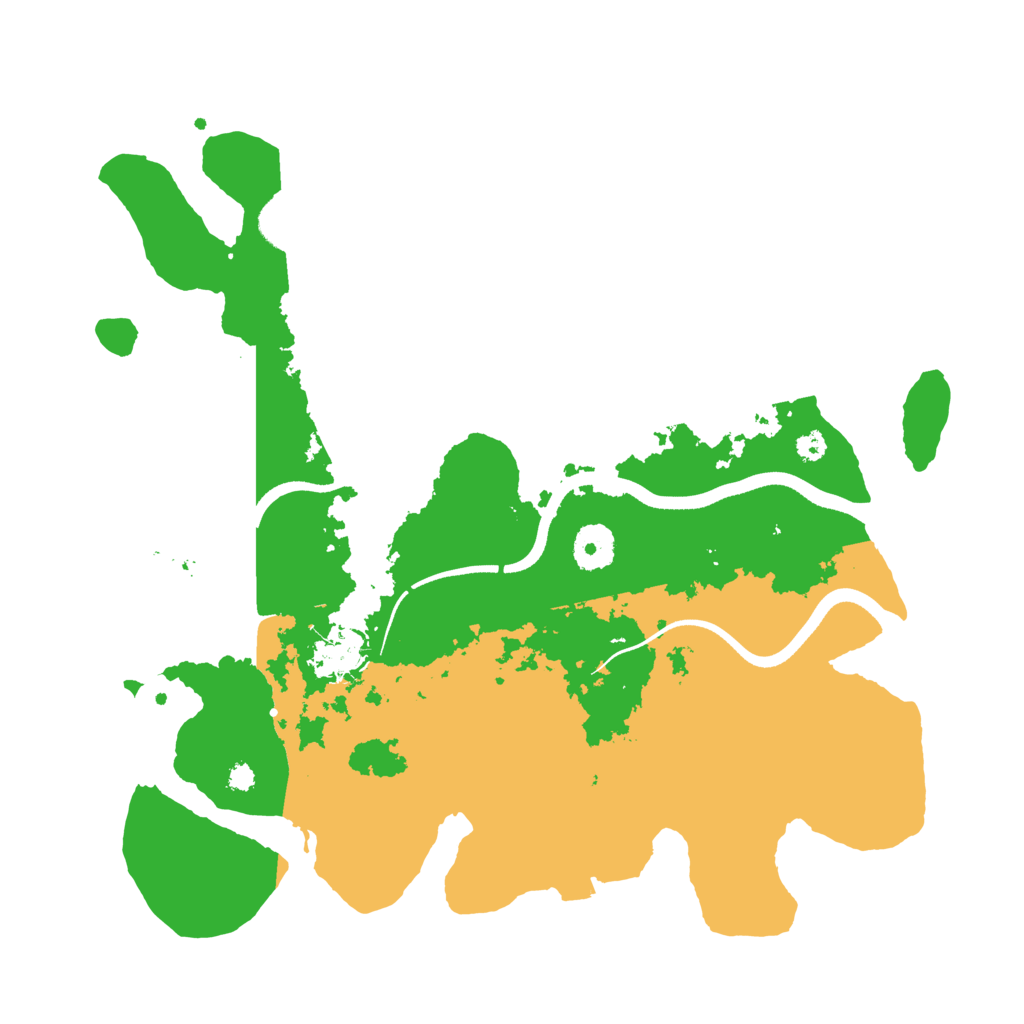 Biome Rust Map: Procedural Map, Size: 3500, Seed: 3447555