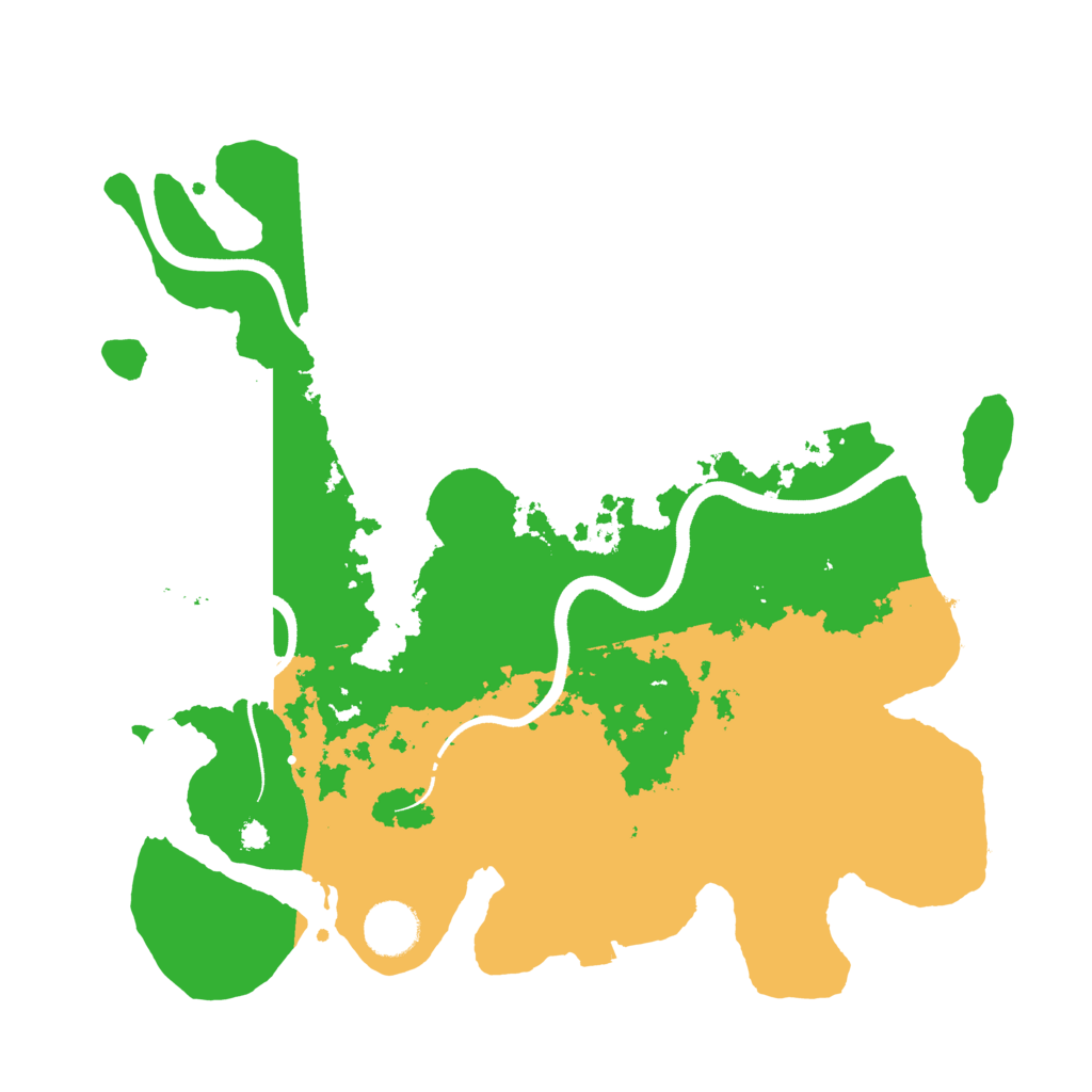 Biome Rust Map: Procedural Map, Size: 3500, Seed: 3447555