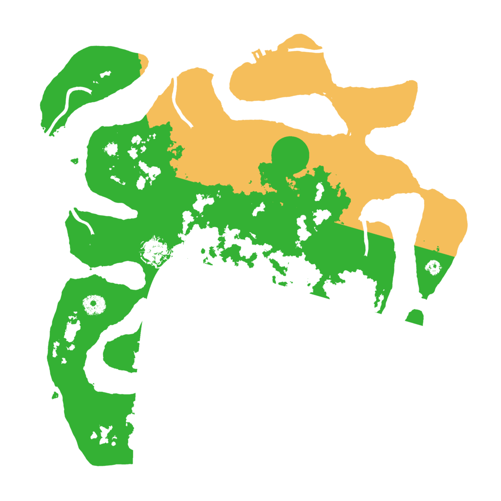 Biome Rust Map: Procedural Map, Size: 3500, Seed: 2895122