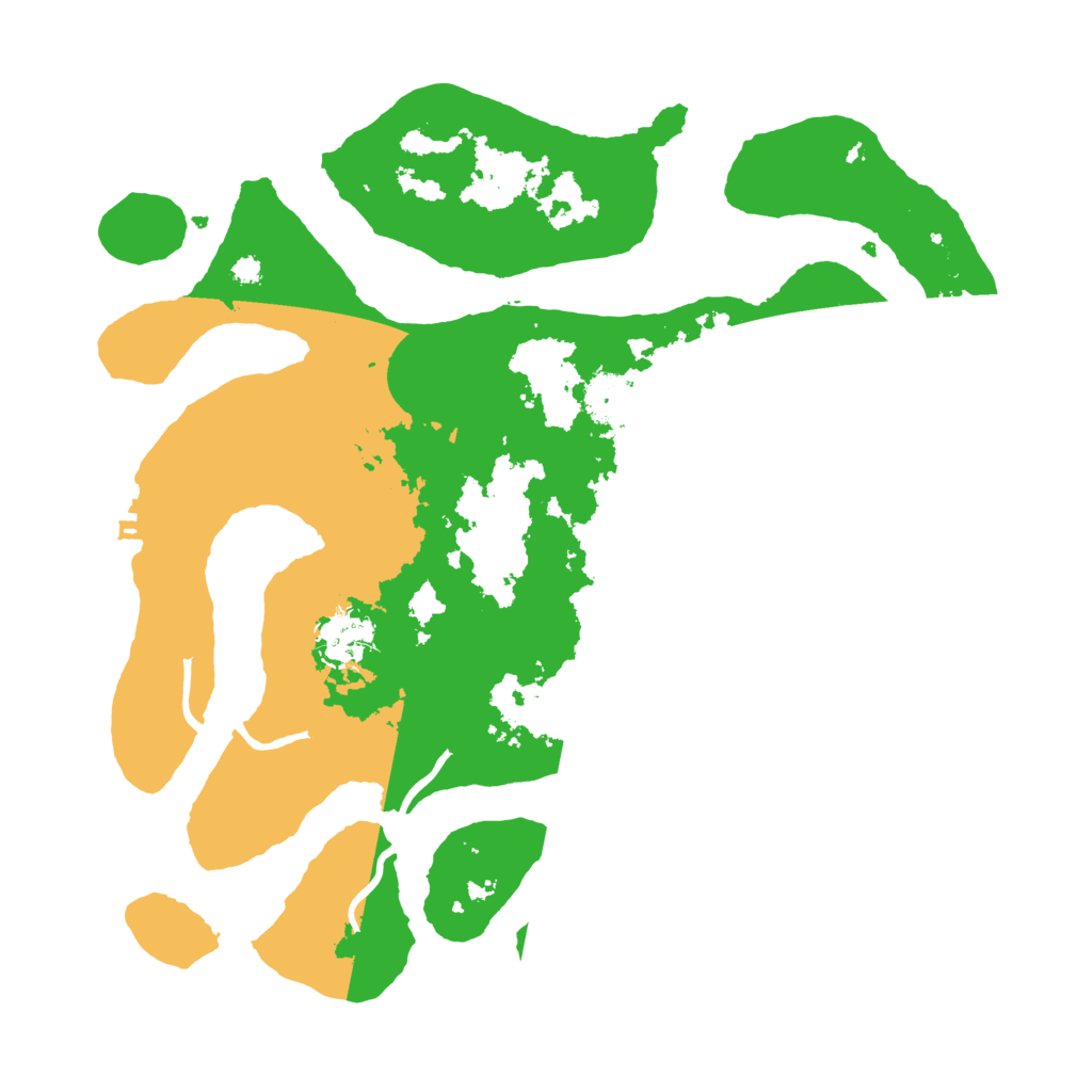 Biome Rust Map: Procedural Map, Size: 3500, Seed: 3232078