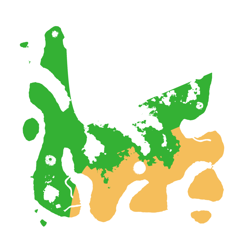 Biome Rust Map: Procedural Map, Size: 3500, Seed: 1447089