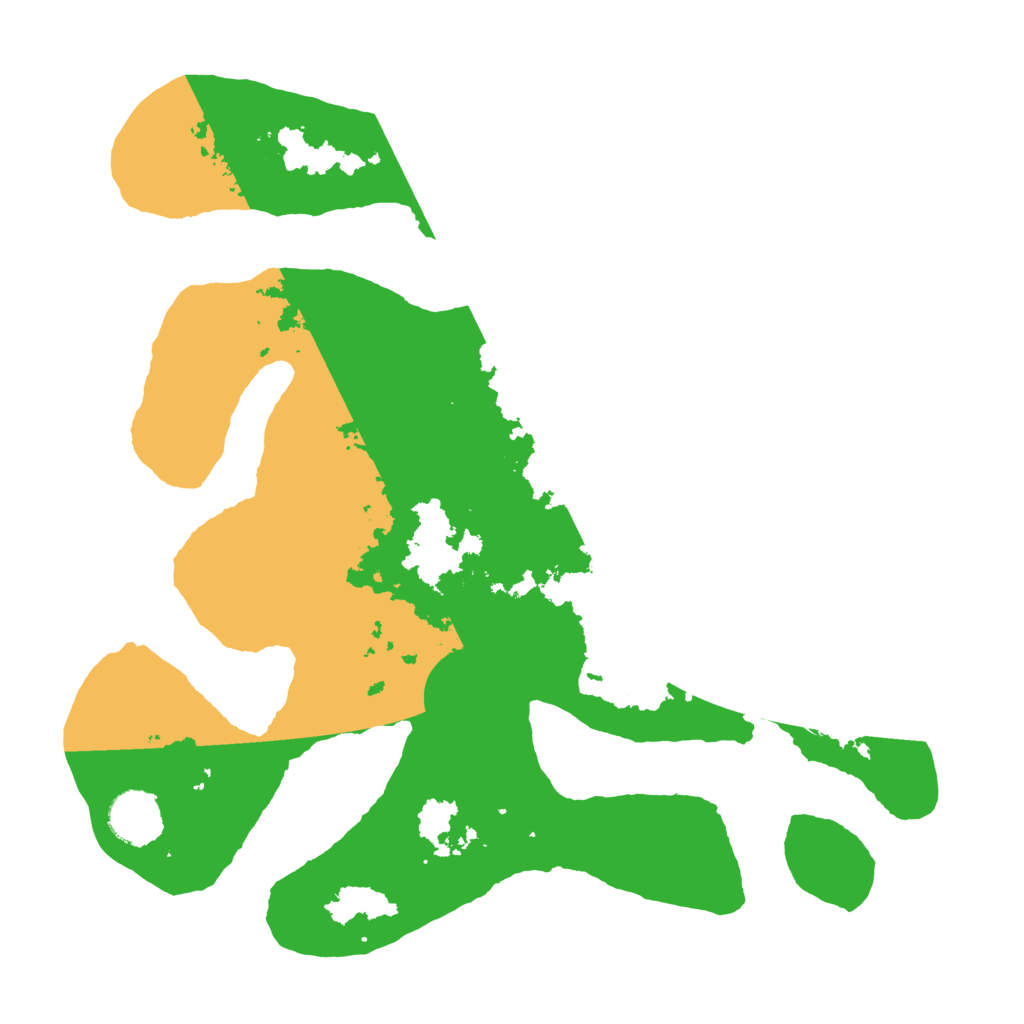 Biome Rust Map: Barren, Size: 3500, Seed: 4428794