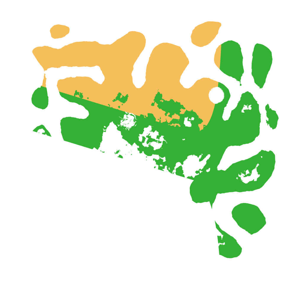 Biome Rust Map: Barren, Size: 3500, Seed: 752305