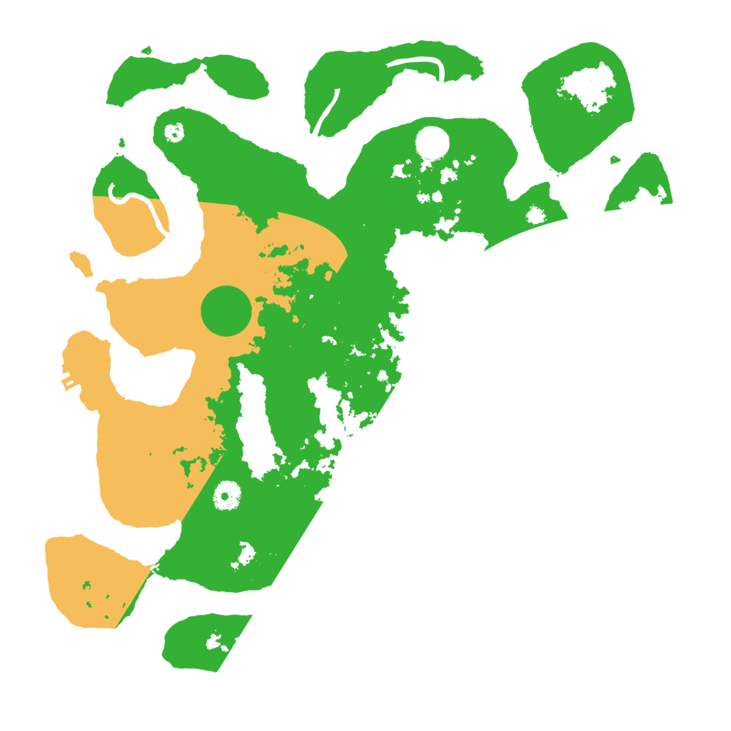 Biome Rust Map: Procedural Map, Size: 3800, Seed: 19