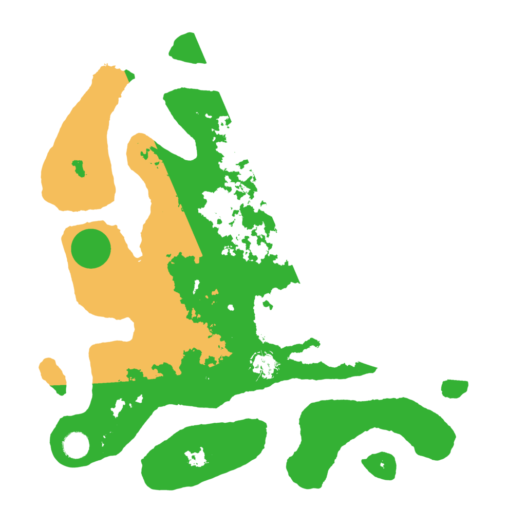 Biome Rust Map: Barren, Size: 3500, Seed: 1923918