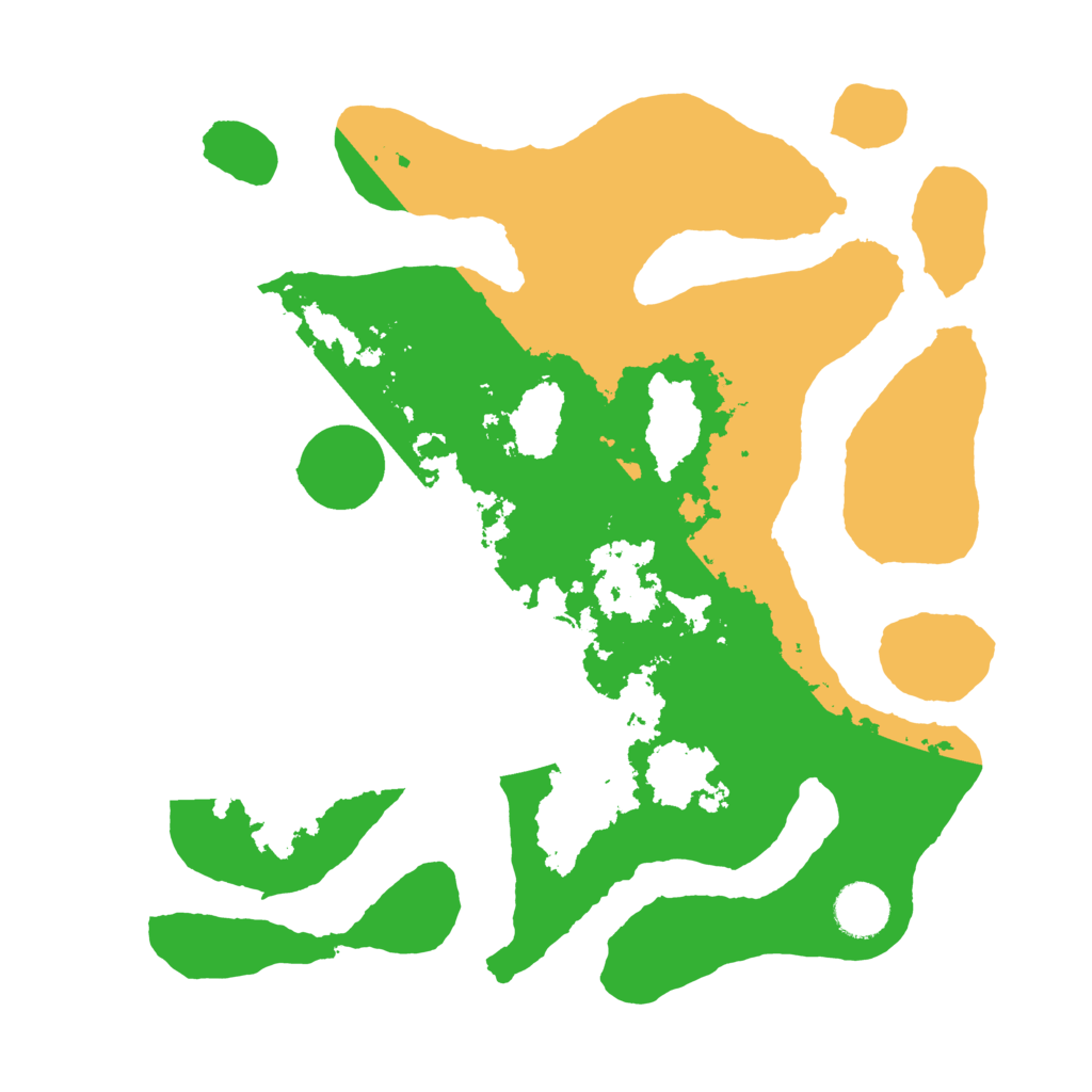 Biome Rust Map: Barren, Size: 3500, Seed: 3590113