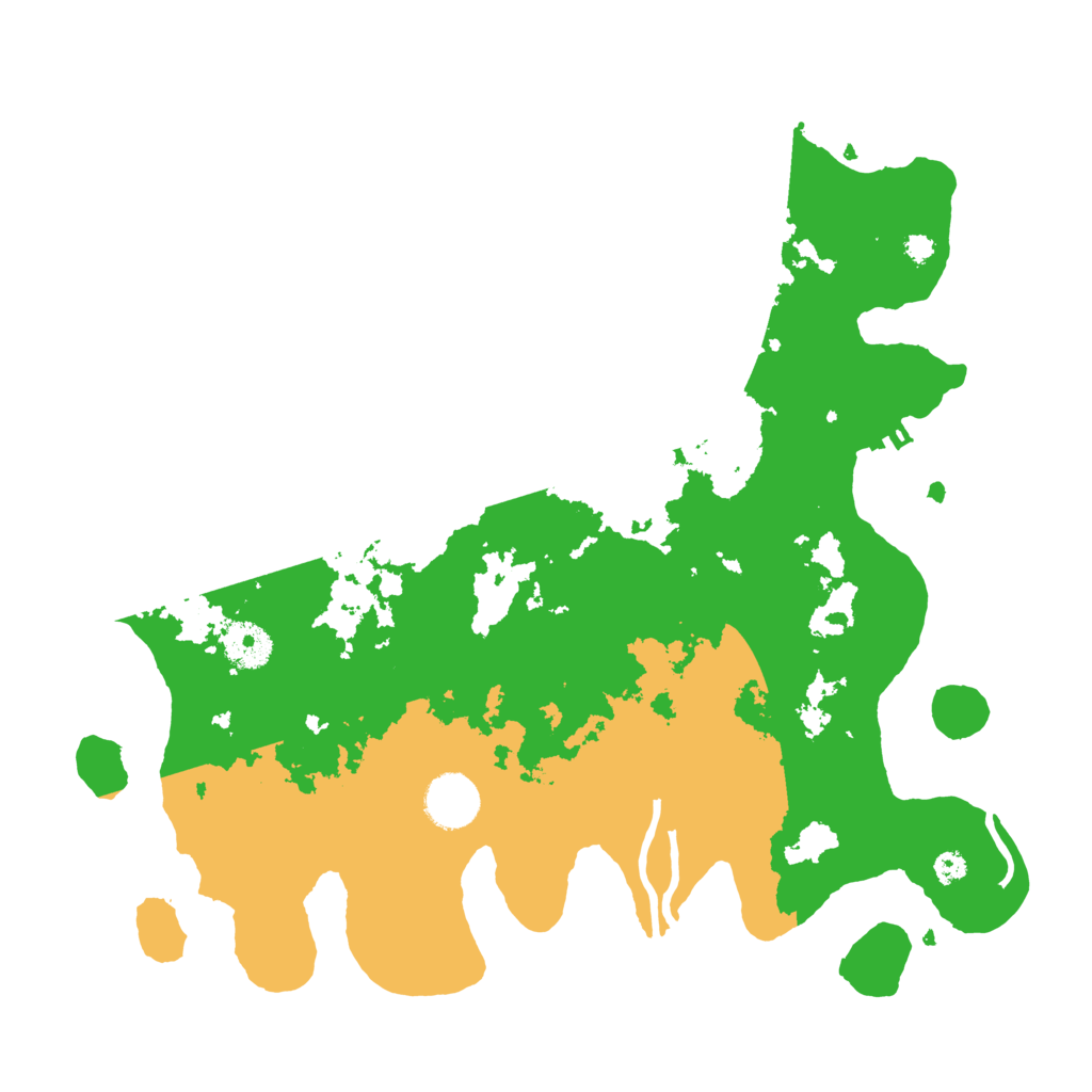 Biome Rust Map: Procedural Map, Size: 3500, Seed: 3400155