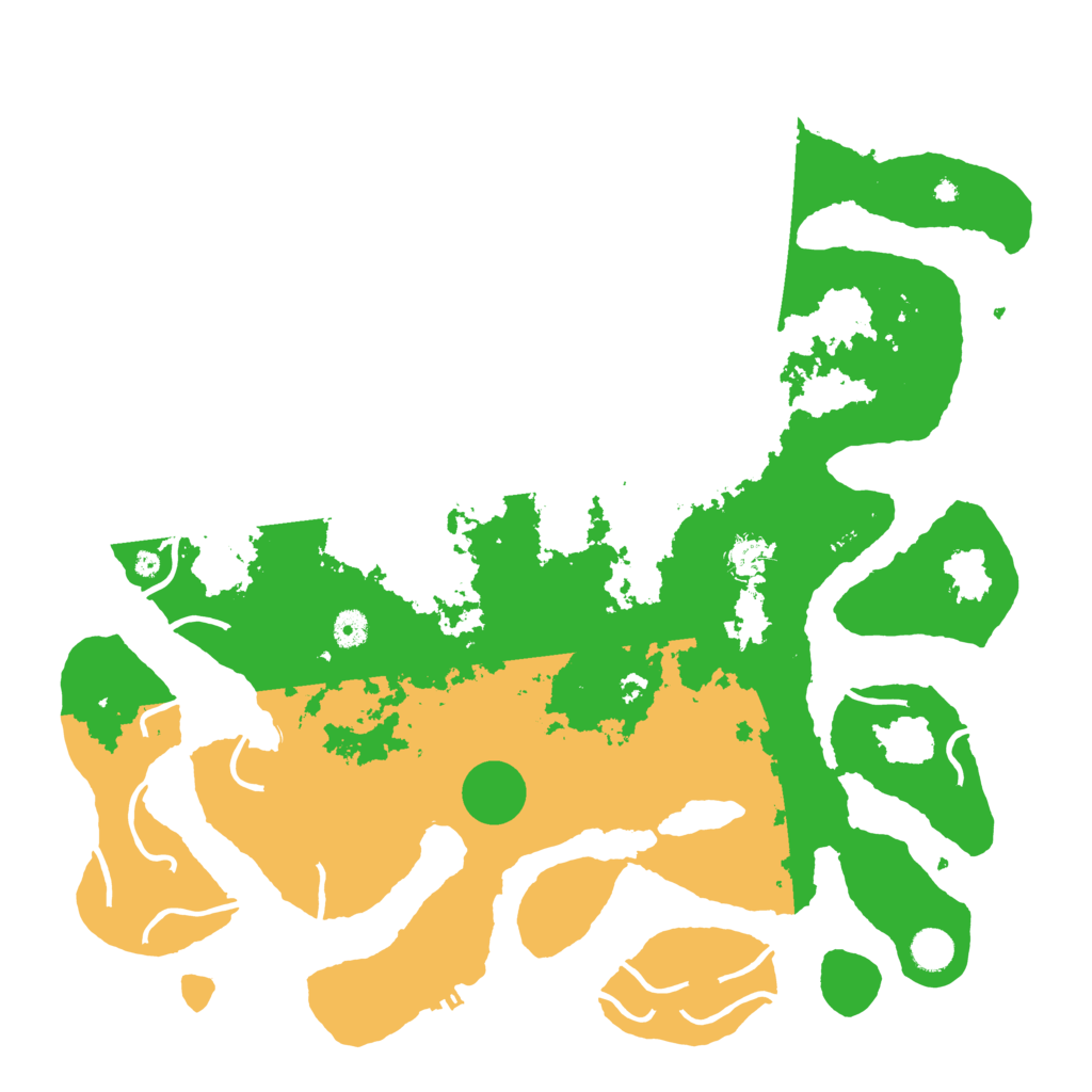 Biome Rust Map: Procedural Map, Size: 4500, Seed: 4338195