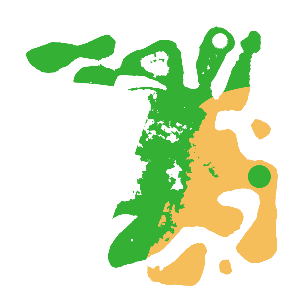 Biome Rust Map: Barren, Size: 3500, Seed: 5069247