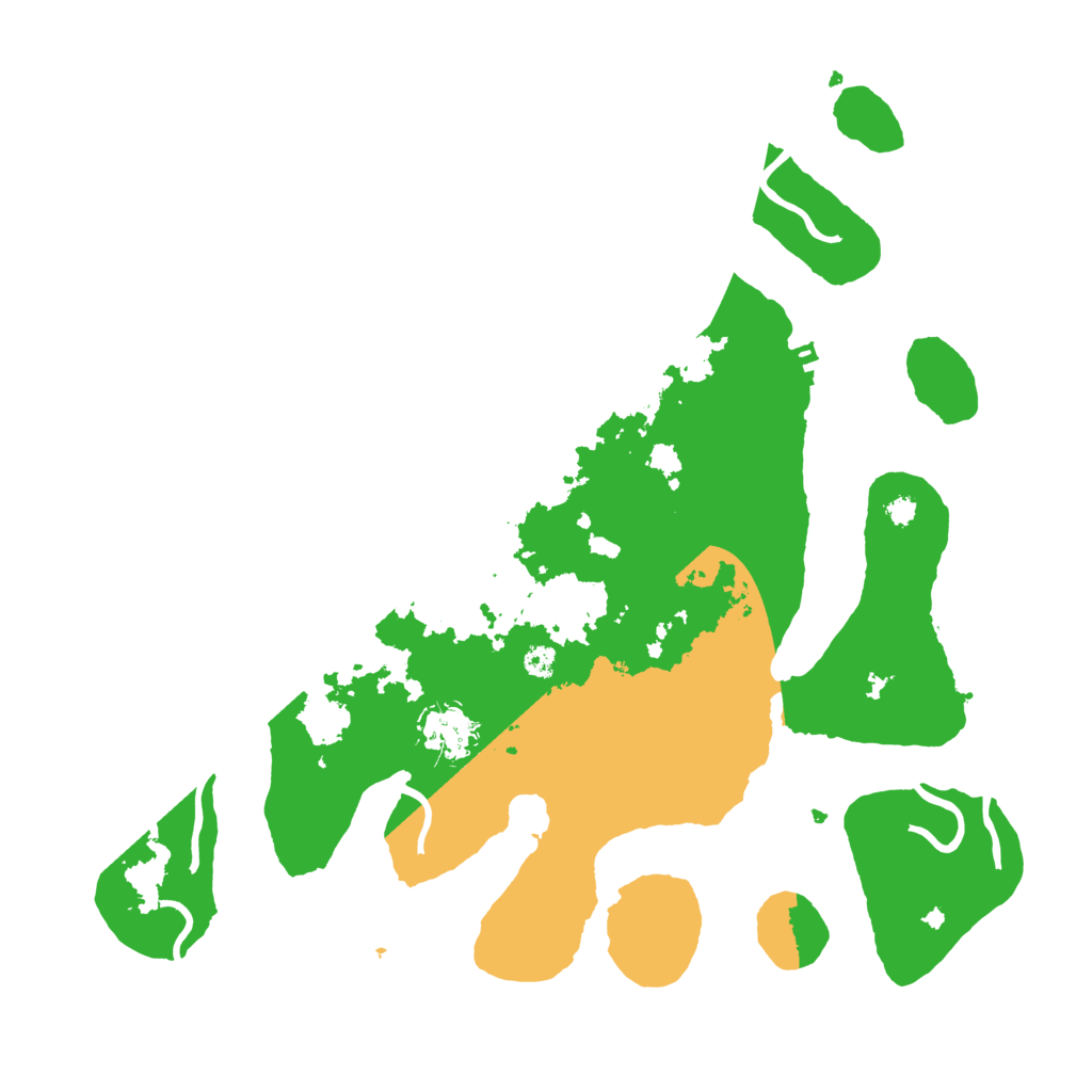 Biome Rust Map: Procedural Map, Size: 3500, Seed: 4369798