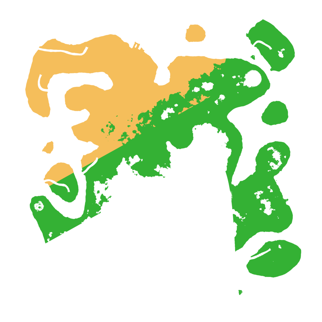 Biome Rust Map: Procedural Map, Size: 3500, Seed: 5338763