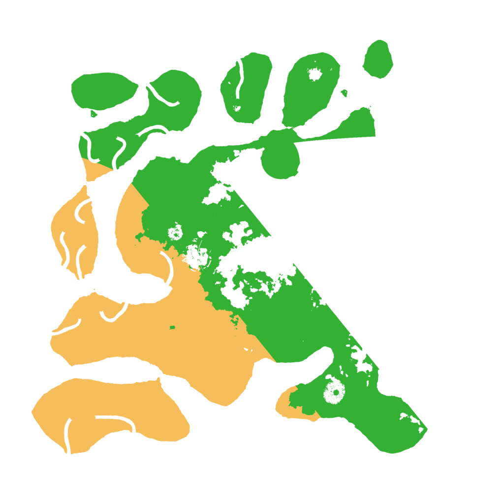 Biome Rust Map: Procedural Map, Size: 3500, Seed: 4277352