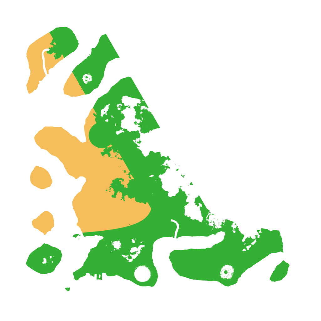 Biome Rust Map: Procedural Map, Size: 3500, Seed: 123