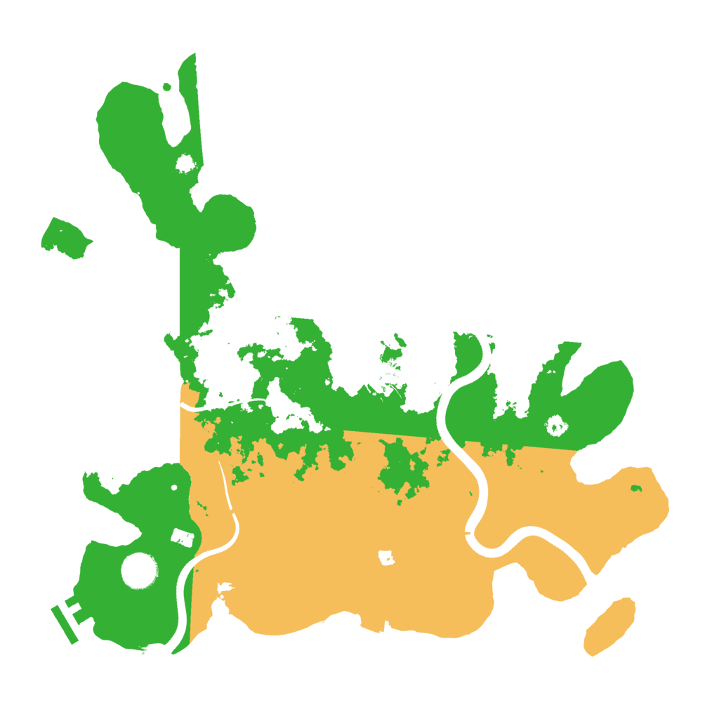 Biome Rust Map: Procedural Map, Size: 3500, Seed: 5565620