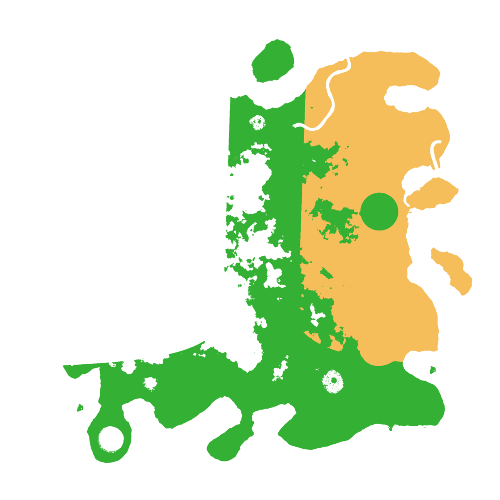 Biome Rust Map: Procedural Map, Size: 3500, Seed: 4026208
