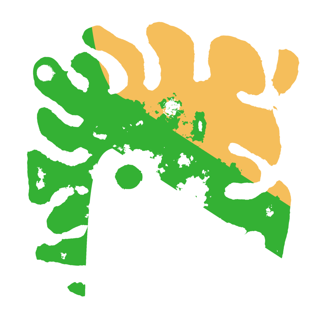 Biome Rust Map: Barren, Size: 3500, Seed: 2420517