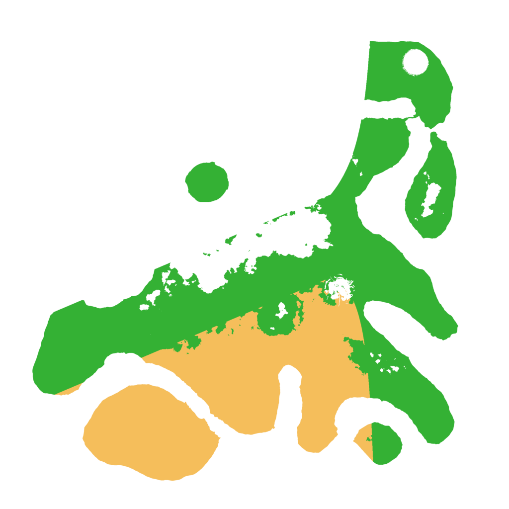 Biome Rust Map: Barren, Size: 3500, Seed: 5724202